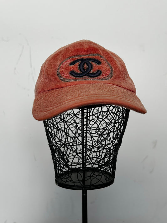 Coral Chanel hat