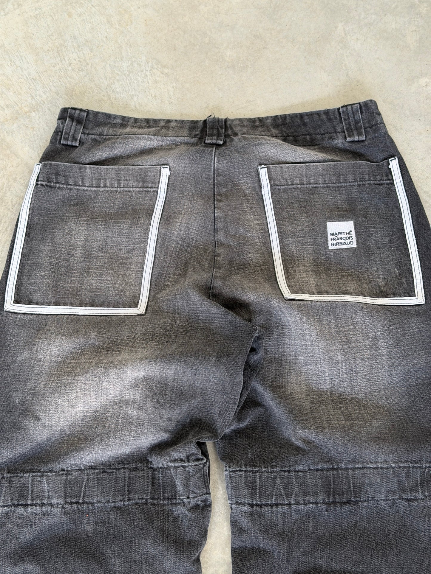 Marithe Francois Girbaud cargo denim