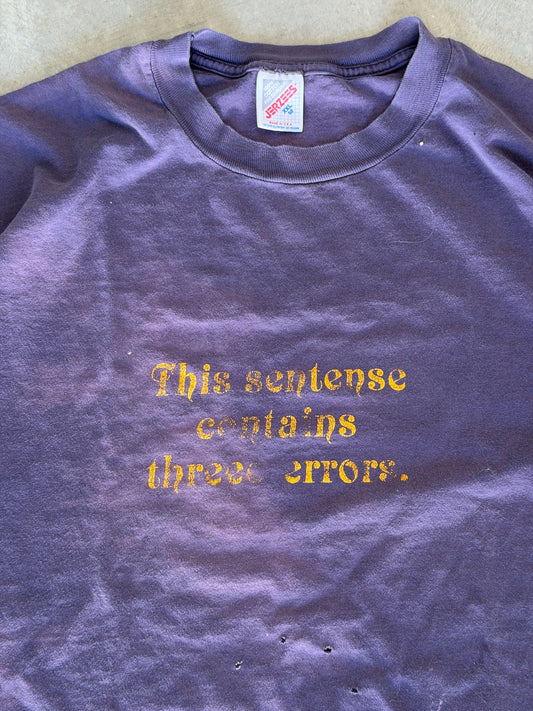 Vintage gothic errors tee