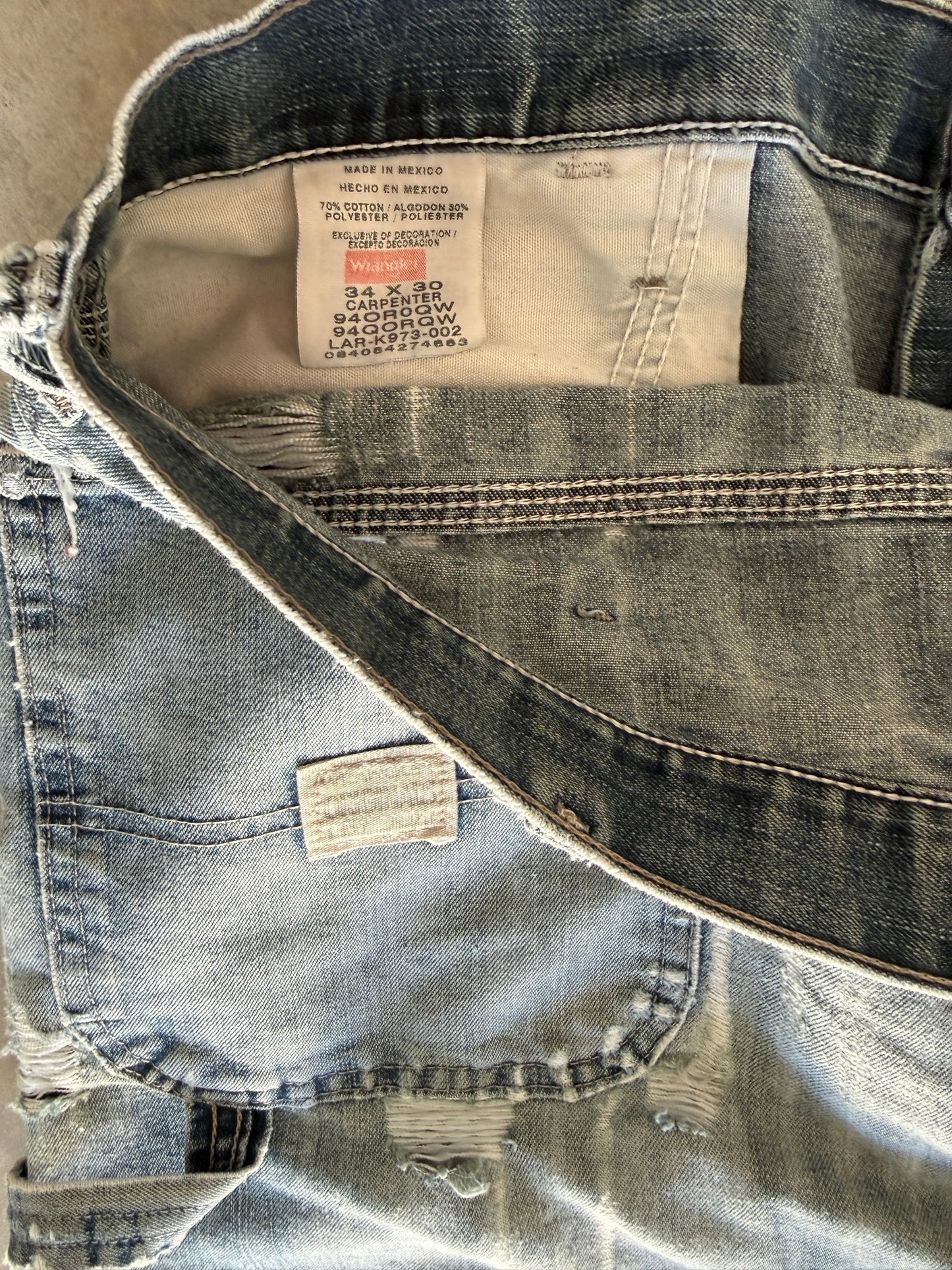 vintage hickory stripe wranglers