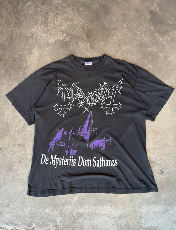 1990's Mayhem de mysteriis dom sathanas tee