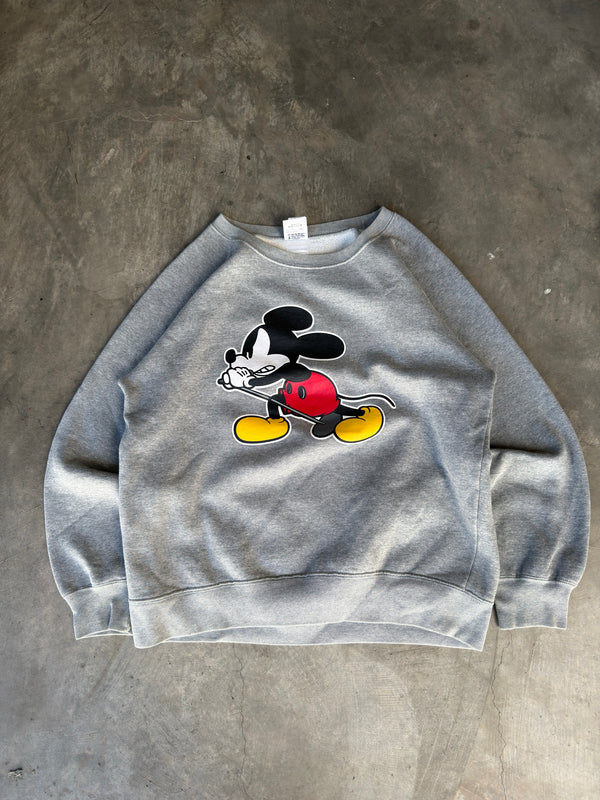og punk mickey mouse crewneck