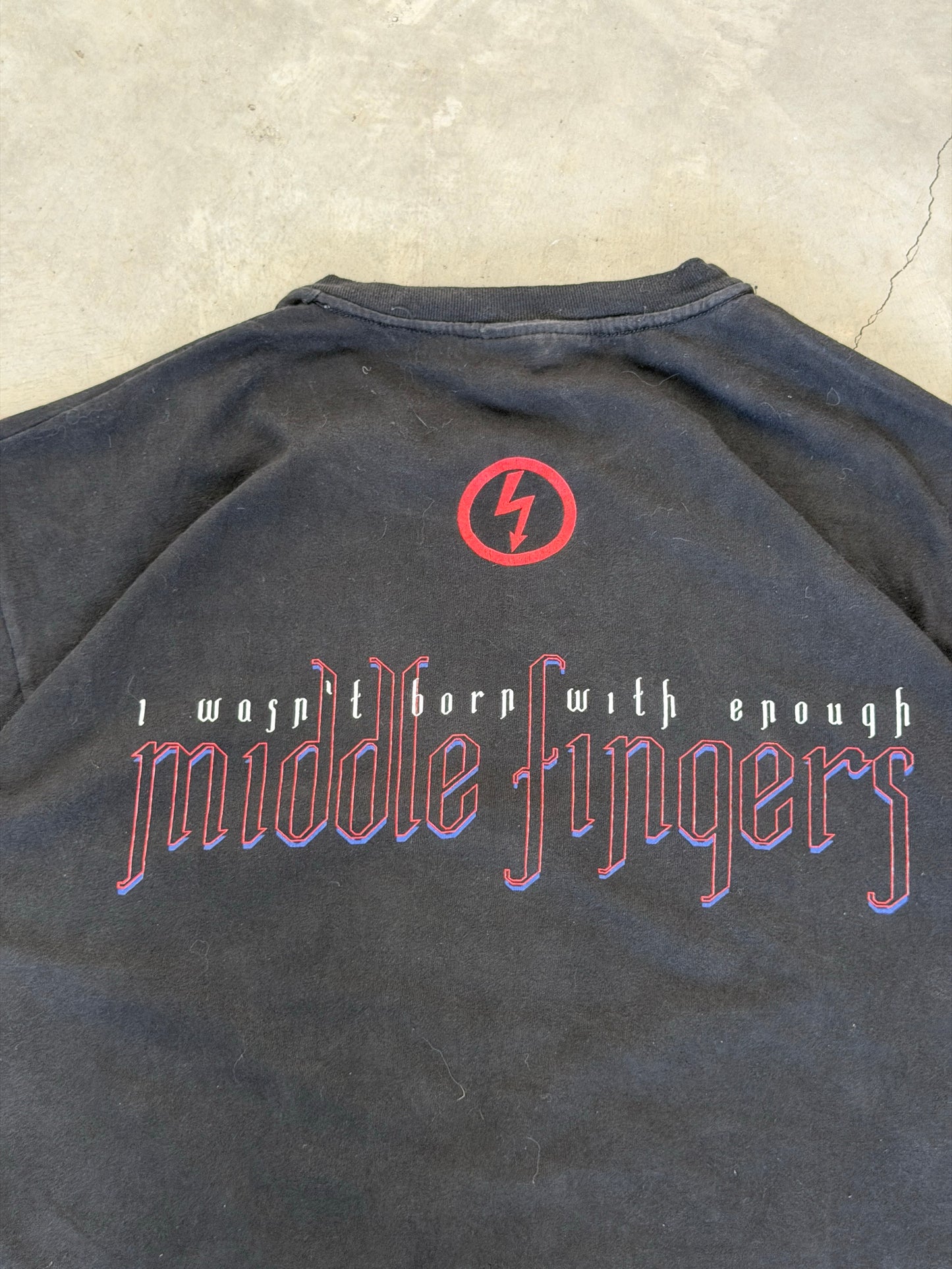 1997 Marylin Manson “enough middle fingers” tee
