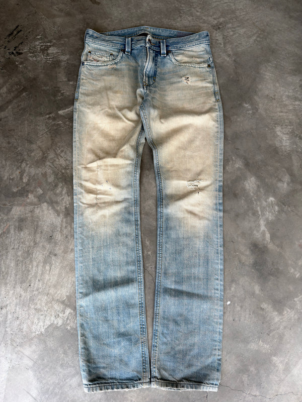 vintage sand wash jeans