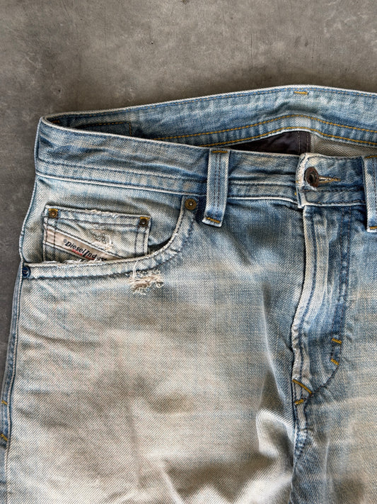 vintage sand wash diesel jeans