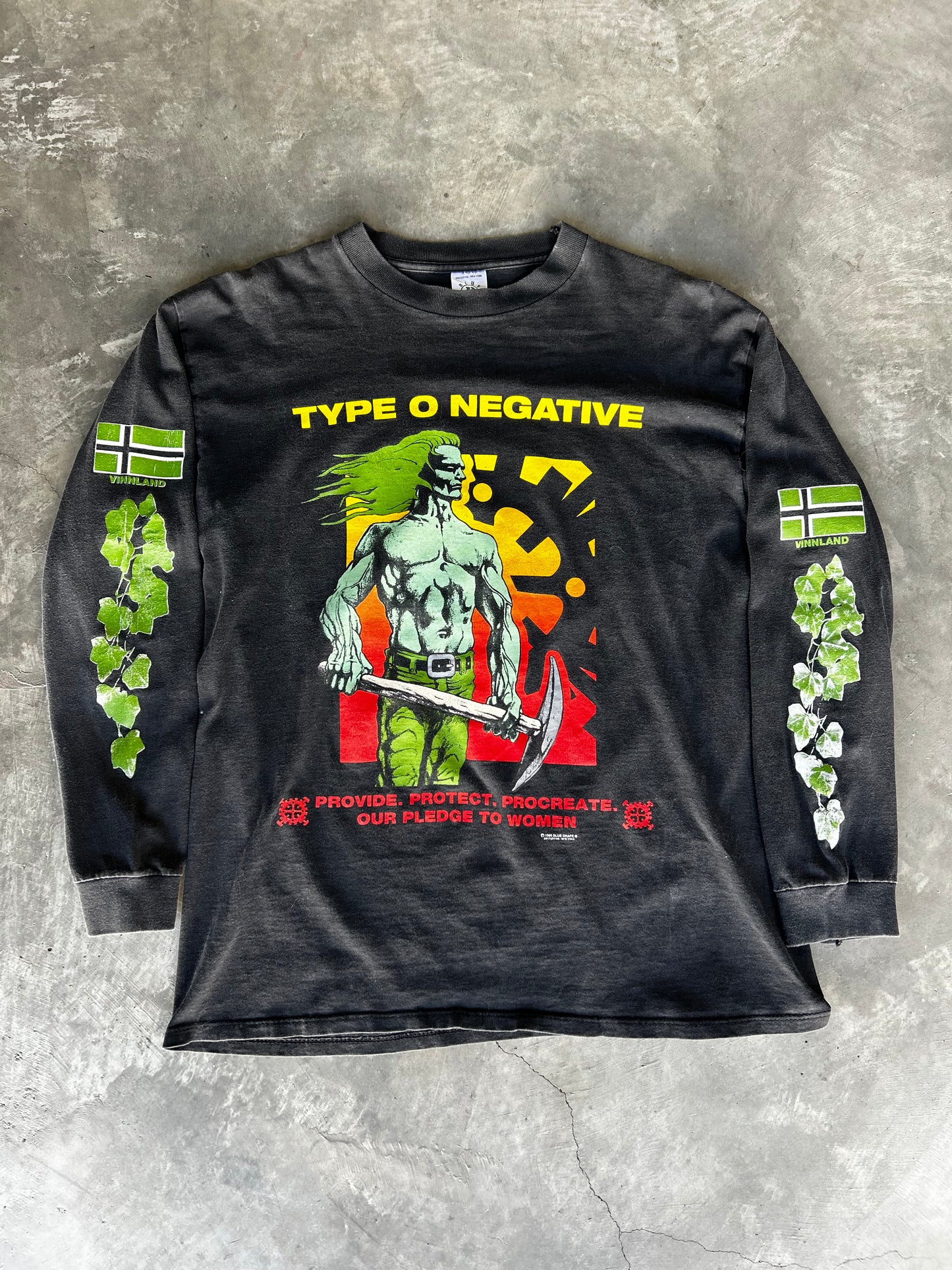 1995 Type O Negative Casket Crew long sleeve