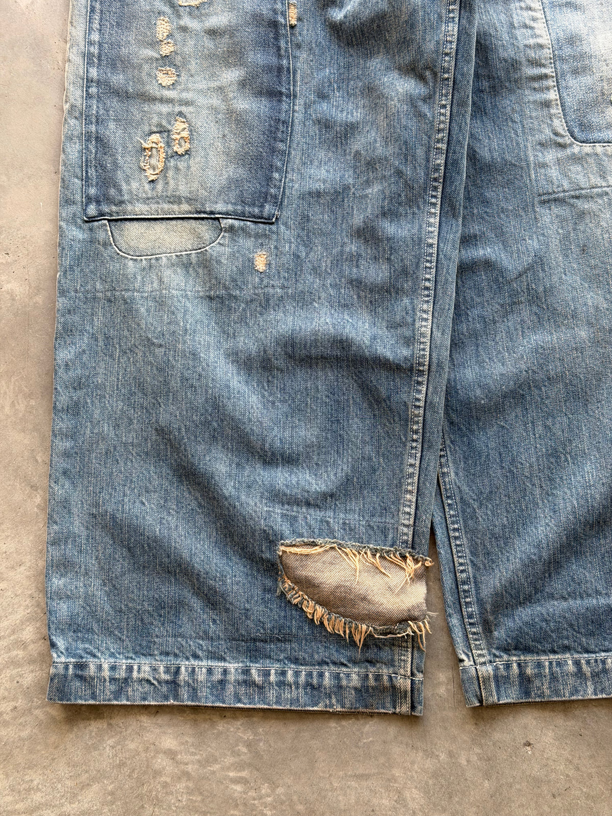 14oz Fatigue denim