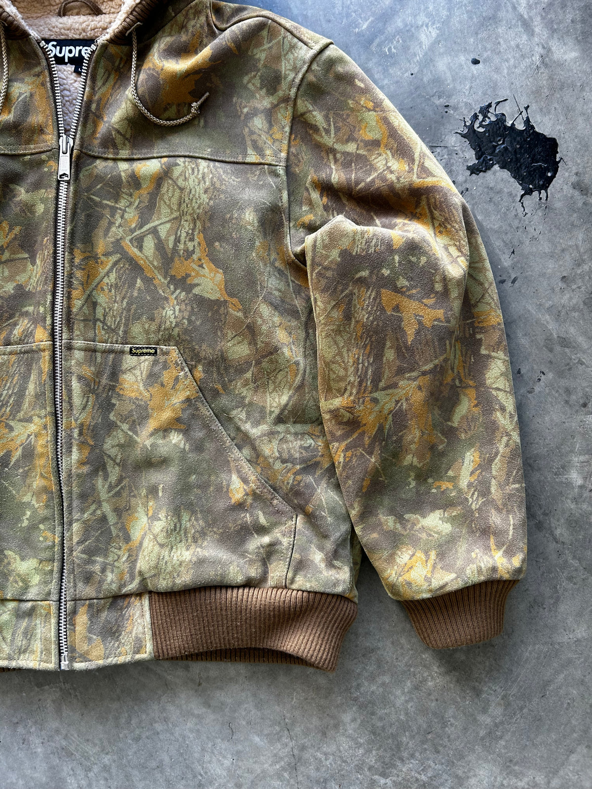 suede work jacket
