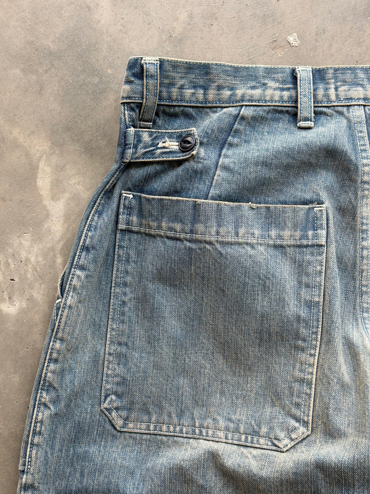 14oz Fatigue denim