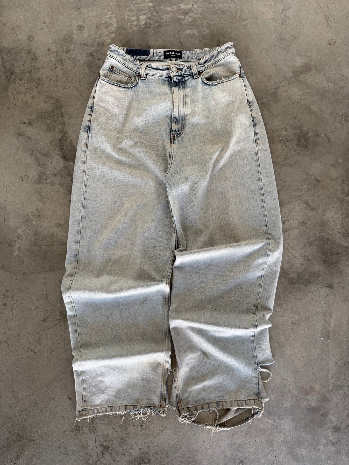 Balenciaga Light Wash Jeans