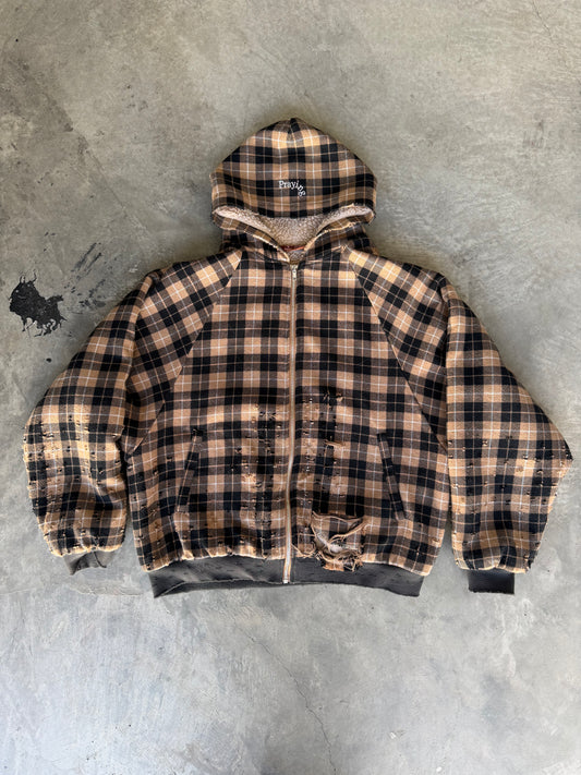 Praying Plaid Work Jacket
