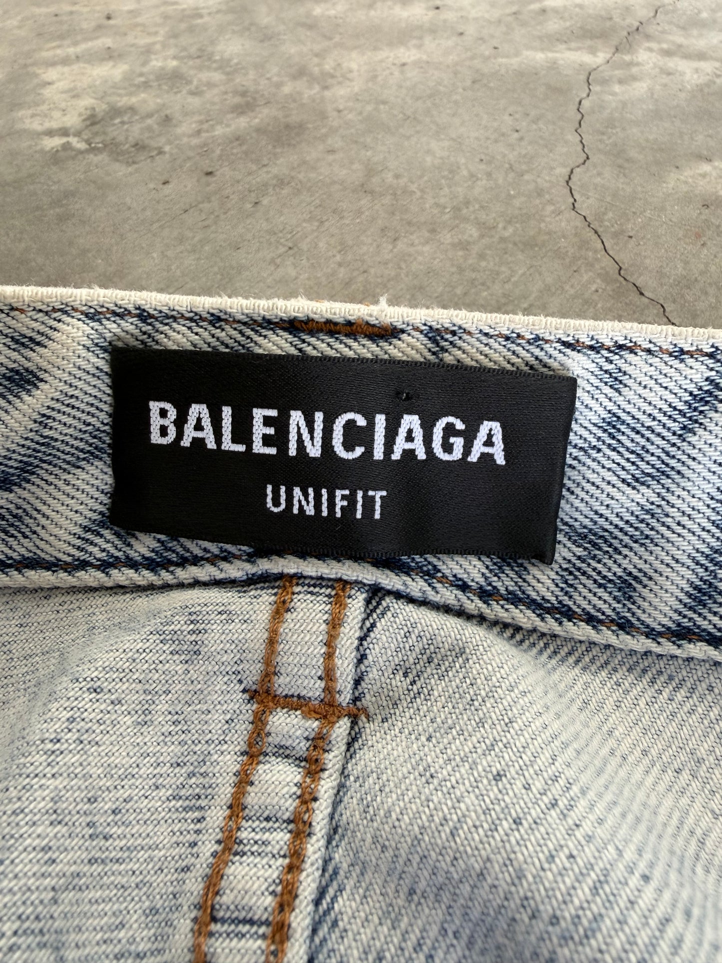 Balenciaga Light Wash Jeans