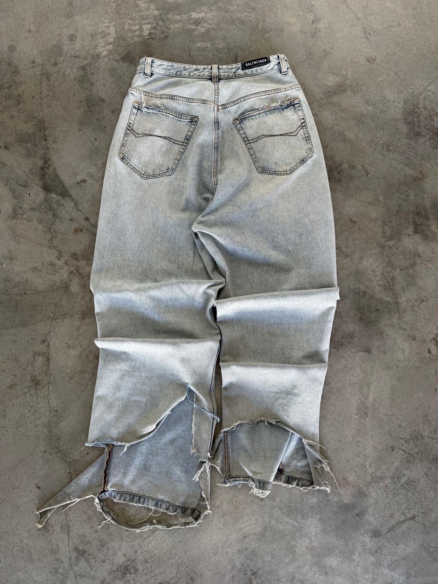 Balenciaga Light Wash Jeans