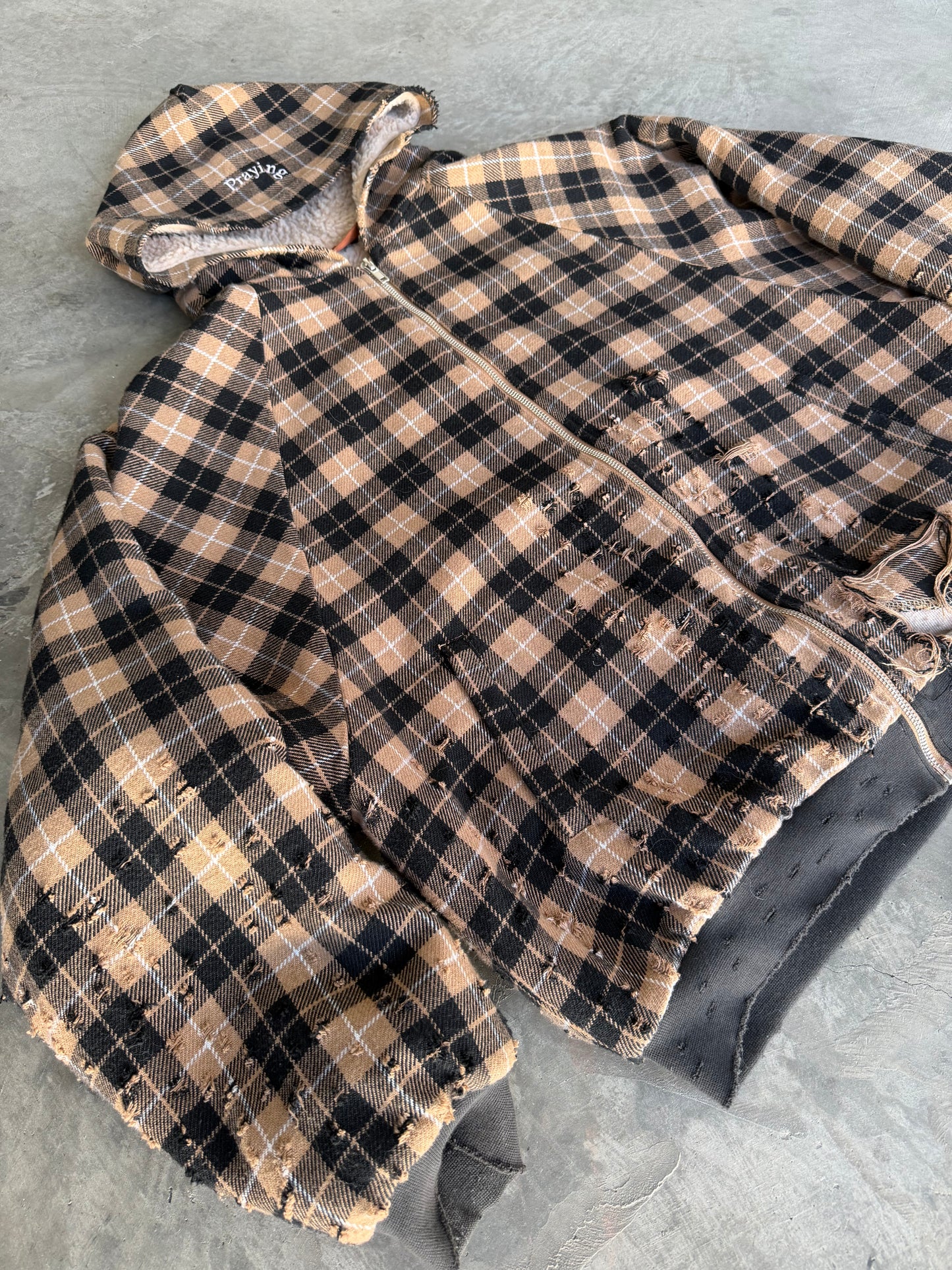 Praying Plaid Work Jacket