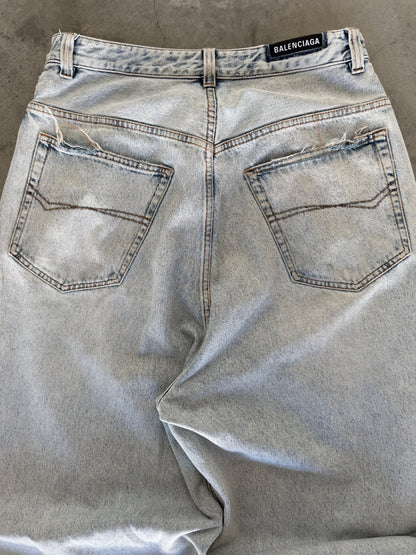 Balenciaga Light Wash Jeans