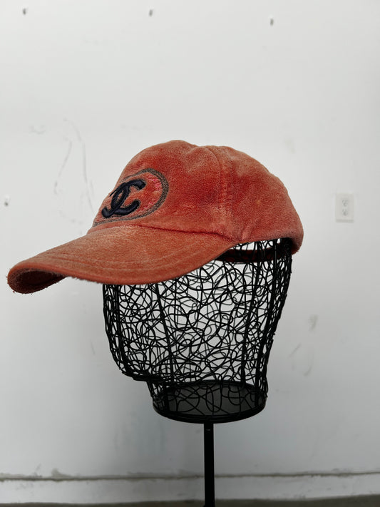 Coral Chanel hat