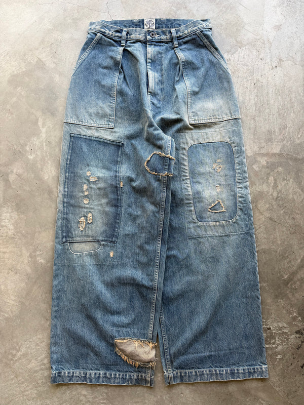 14oz Fatigue denim