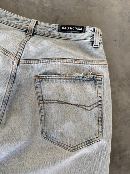 Balenciaga Light Wash Jeans