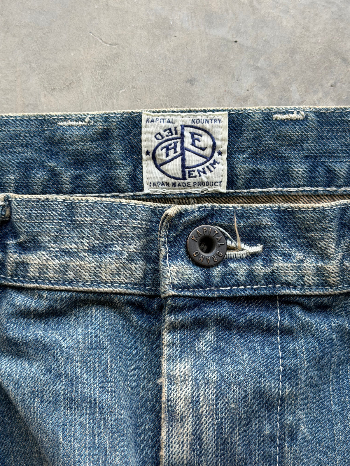 14oz Fatigue denim