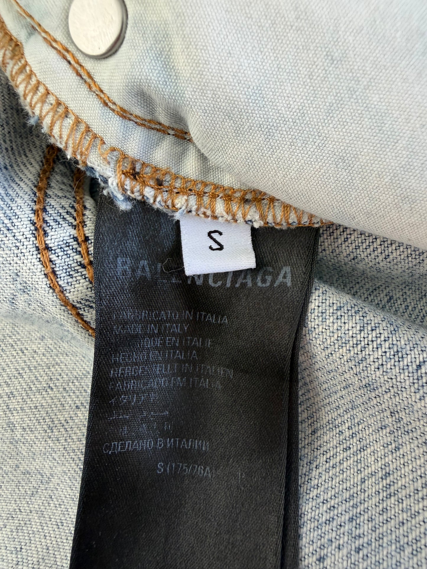 Balenciaga Light Wash Jeans