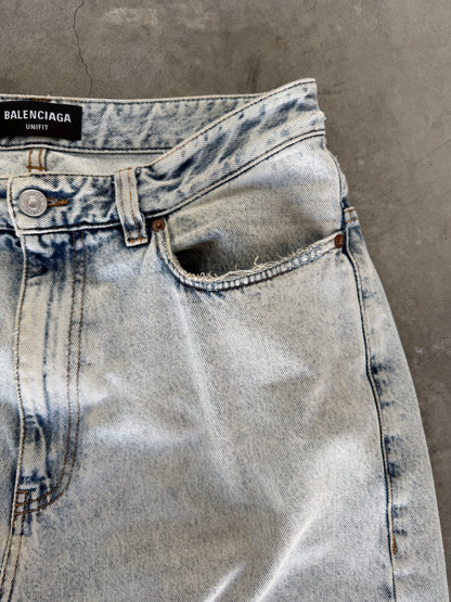 Balenciaga Light Wash Jeans