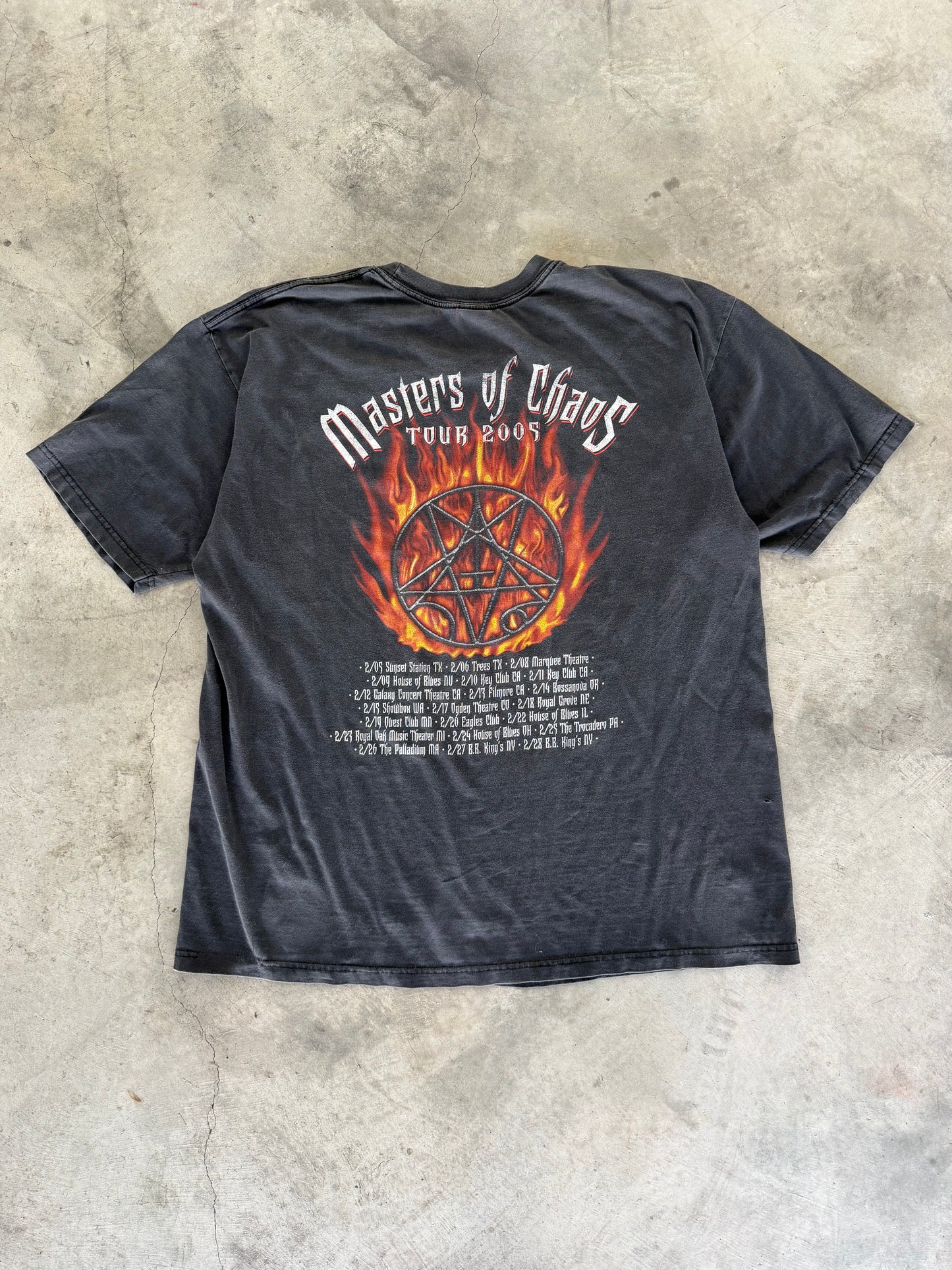 Morbid Angel Masters of Chaos 2005 tour