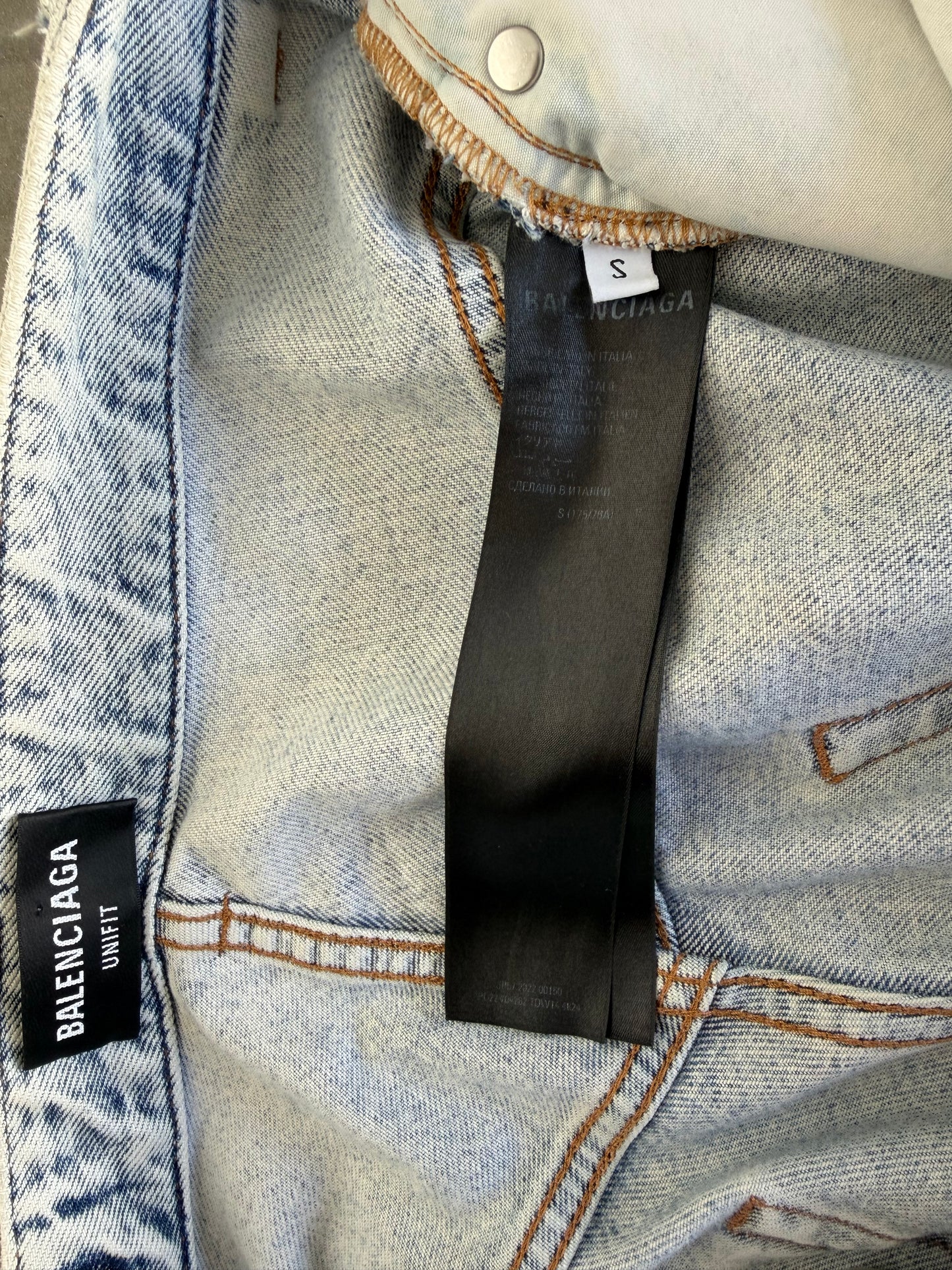 Balenciaga Light Wash Jeans