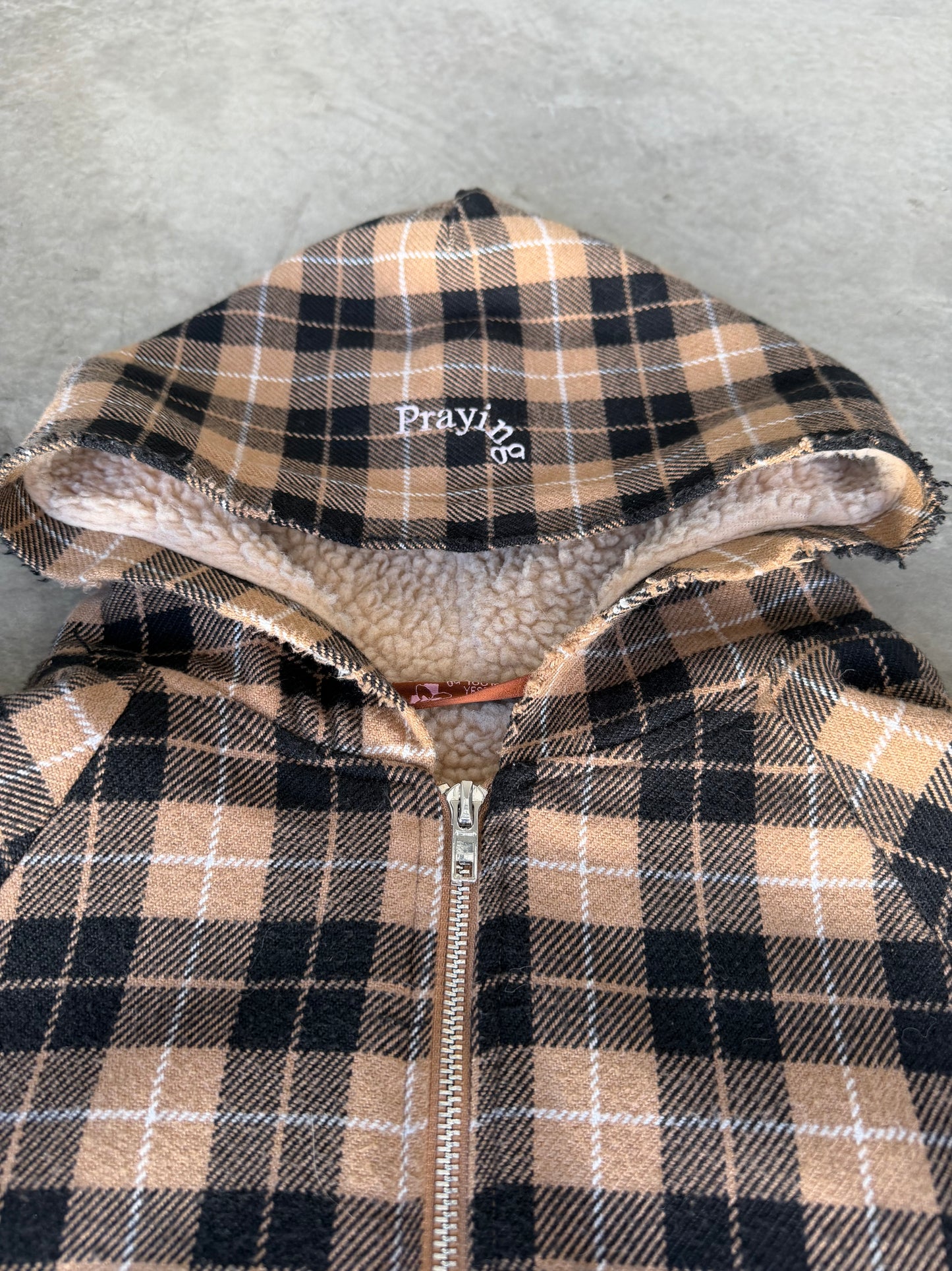 Praying Plaid Work Jacket