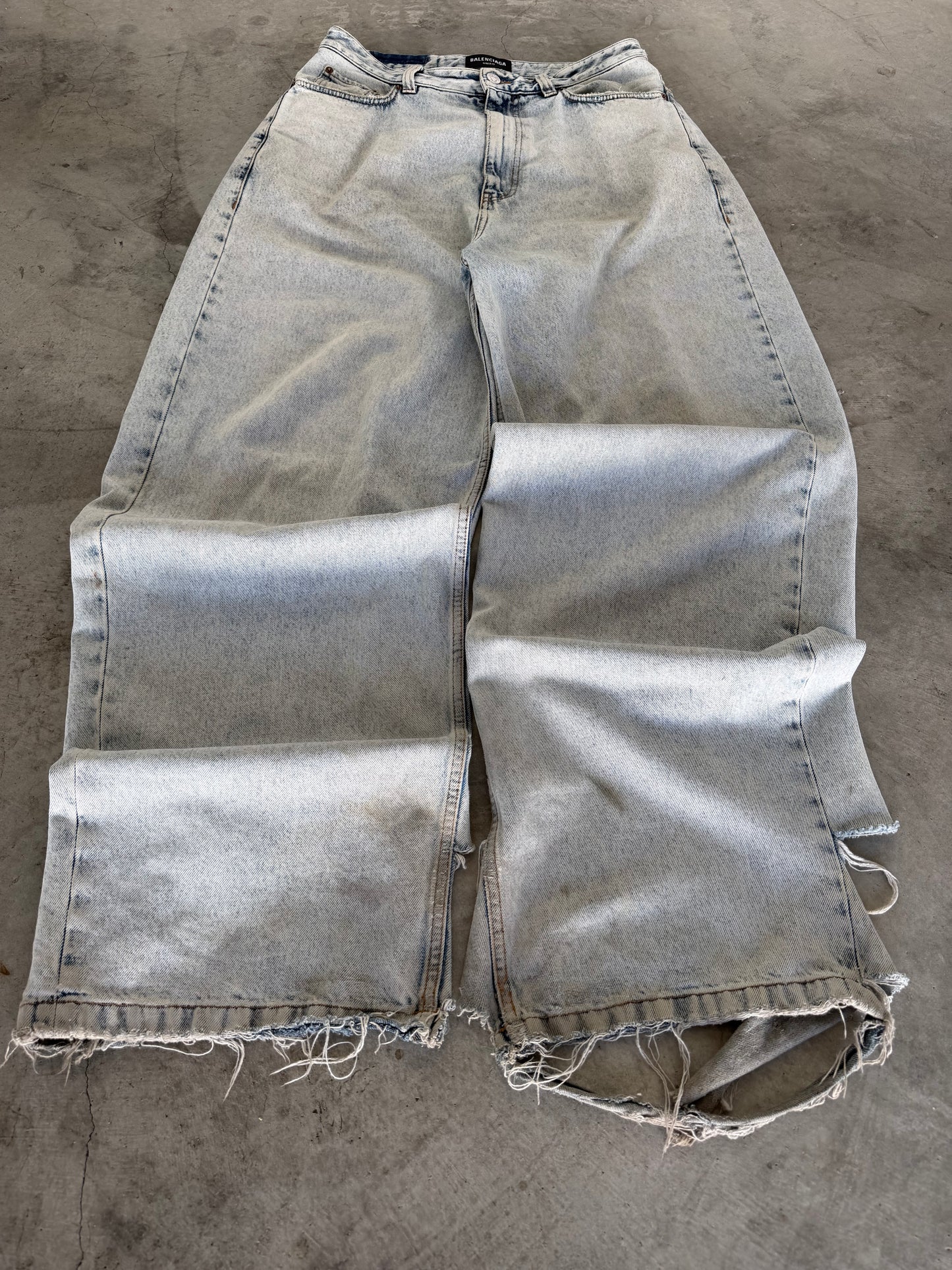 Balenciaga Light Wash Jeans