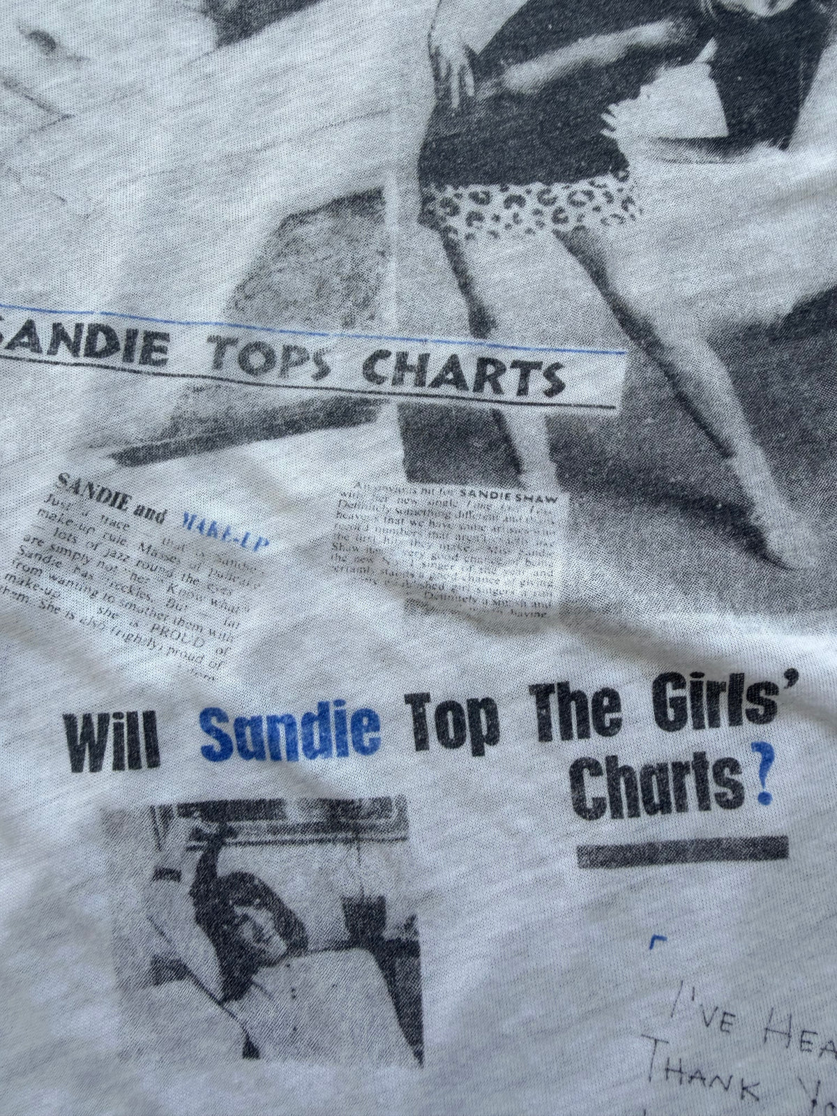 1980’s The Smiths x Morrissey x Sandie Shaw commemorative tee