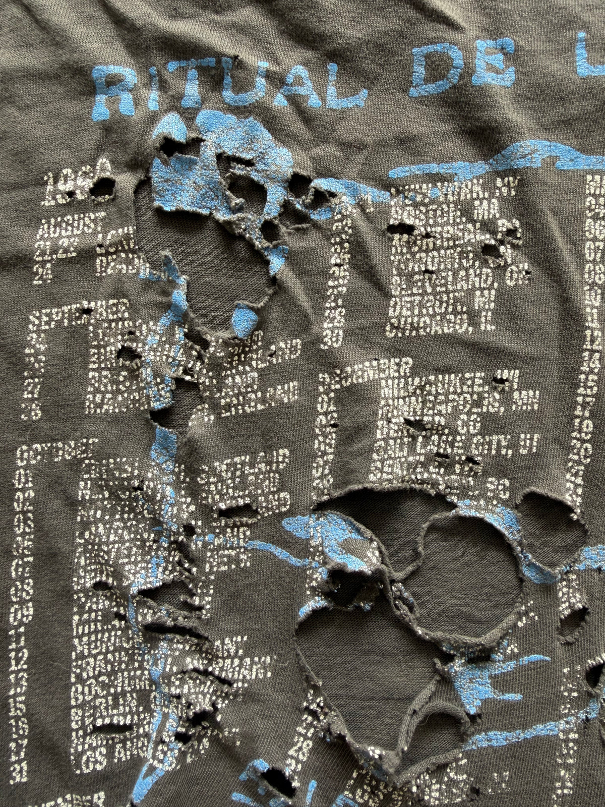 Jane’s Addiction 1991 Ritual De Lo Habitual Tour Tee