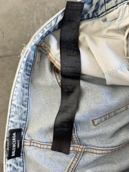 Balenciaga Light Wash Jeans