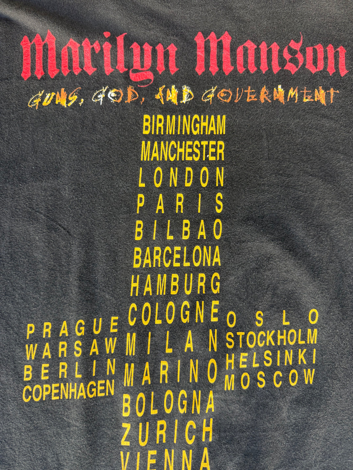 Marilyn Manson Hollywood Euro