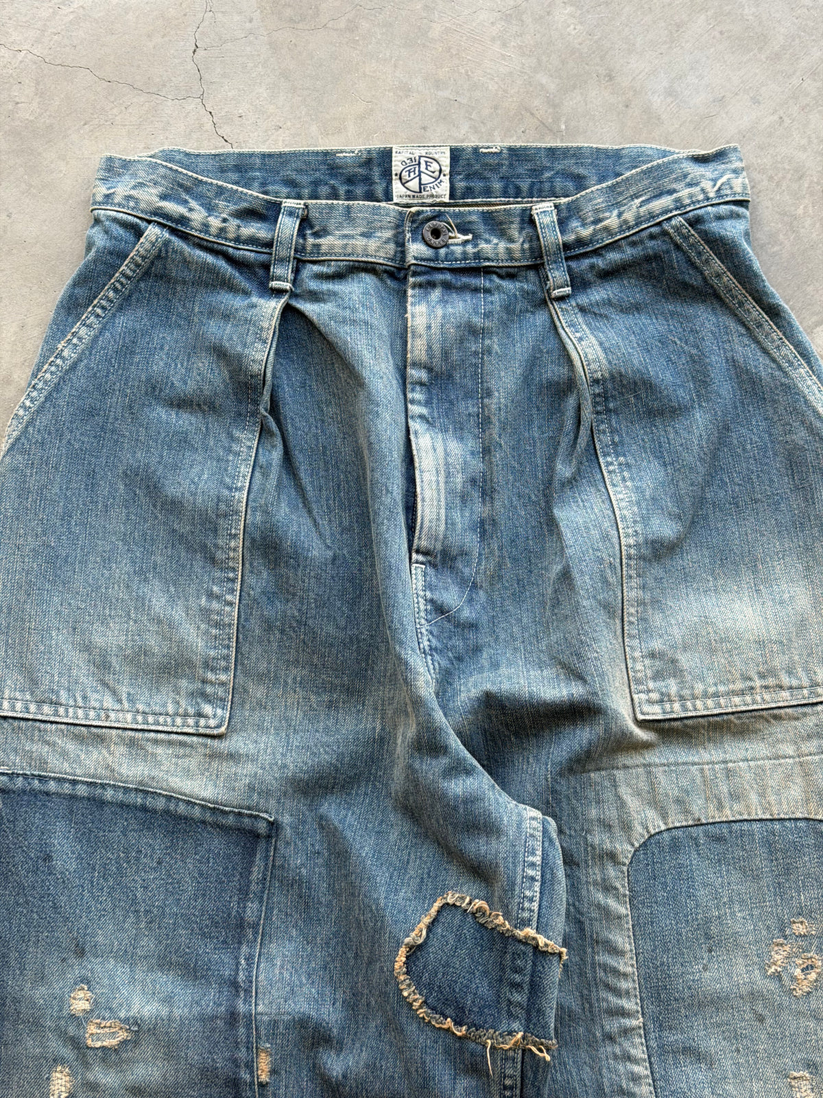 14oz Fatigue denim