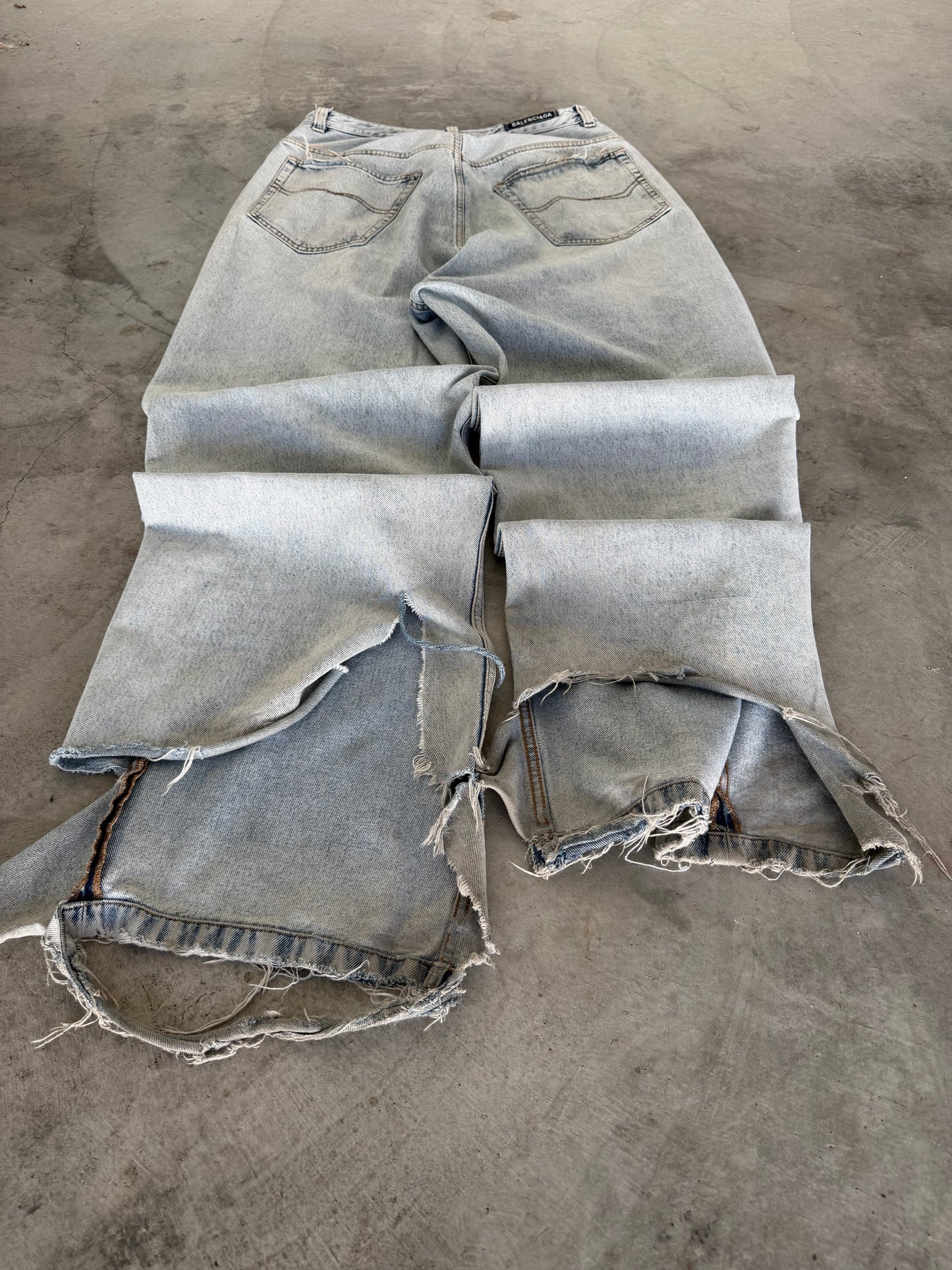 Balenciaga Light Wash Jeans