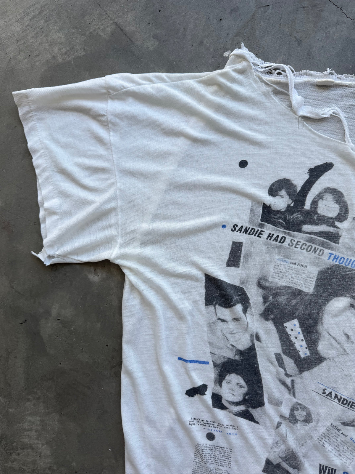 1980’s The Smiths x Morrissey x Sandie Shaw commemorative tee