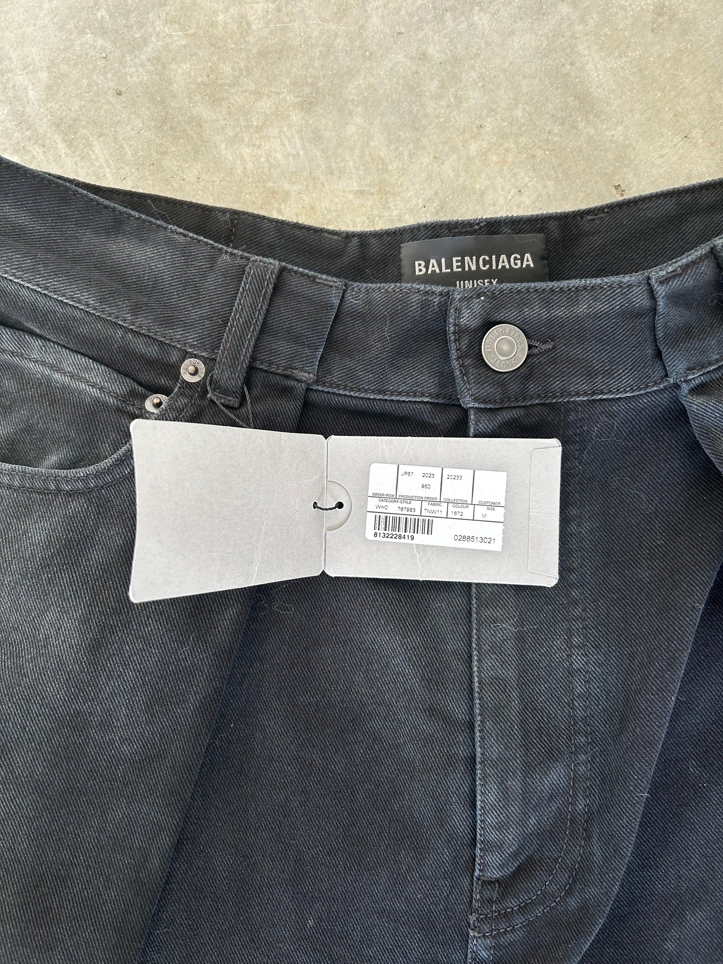Balenciaga Double Side Jeans