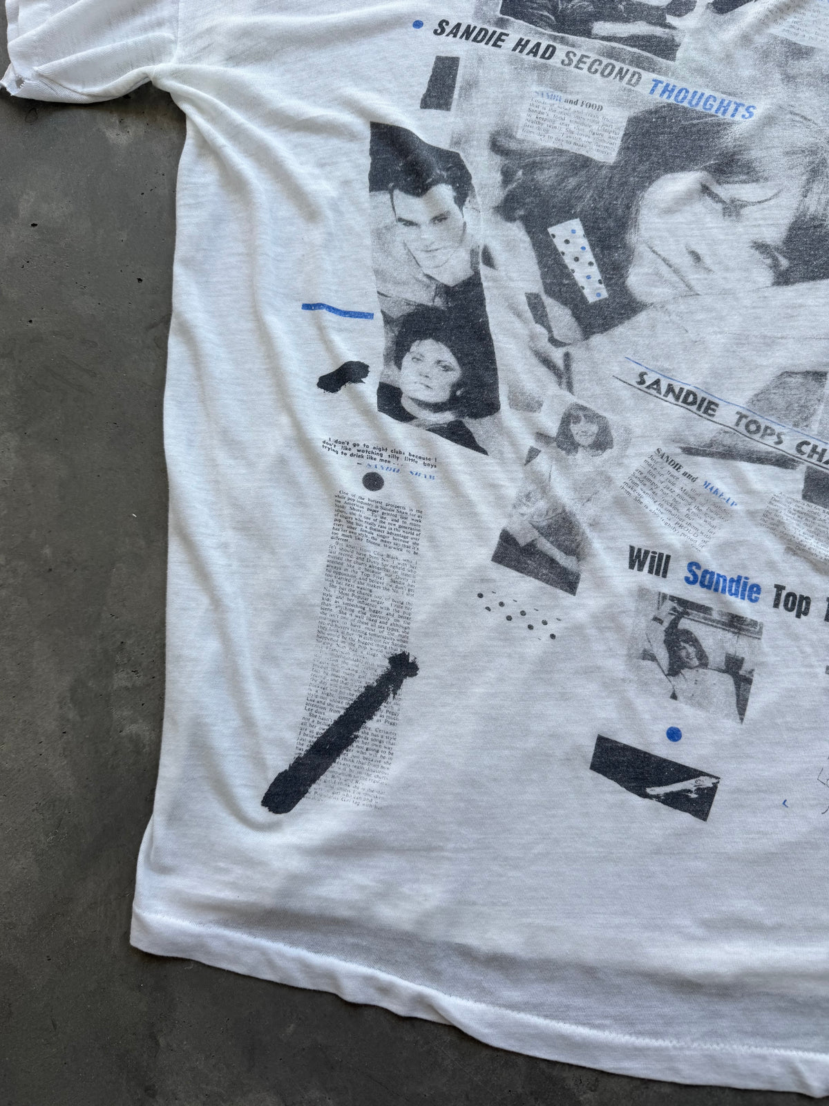 1980’s The Smiths x Morrissey x Sandie Shaw commemorative tee
