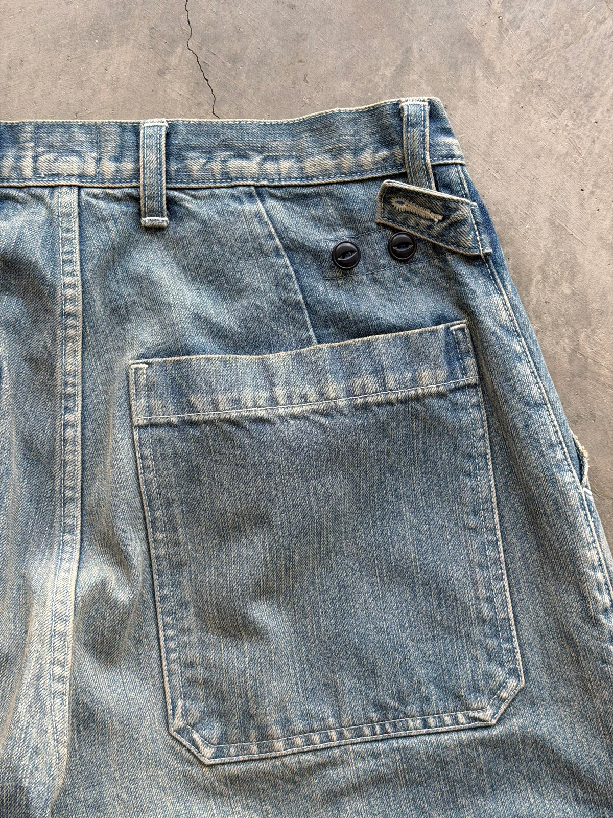 14oz Fatigue denim