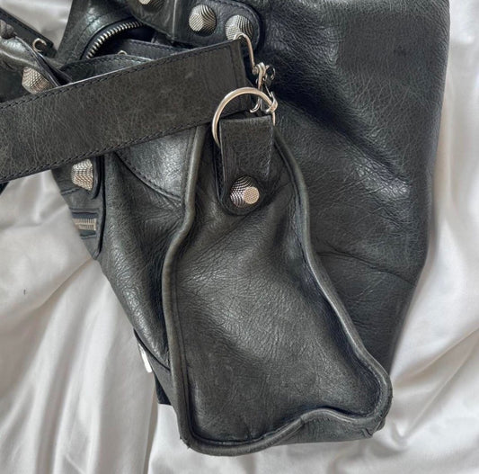 Balenciaga city moto bag