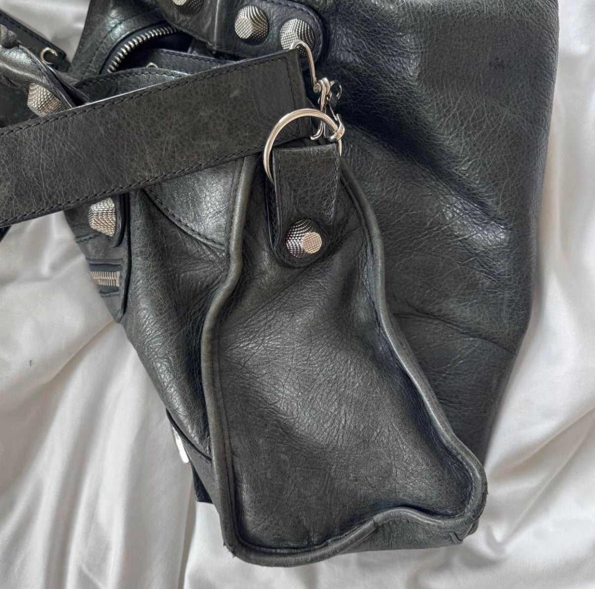 Balenciaga city moto bag