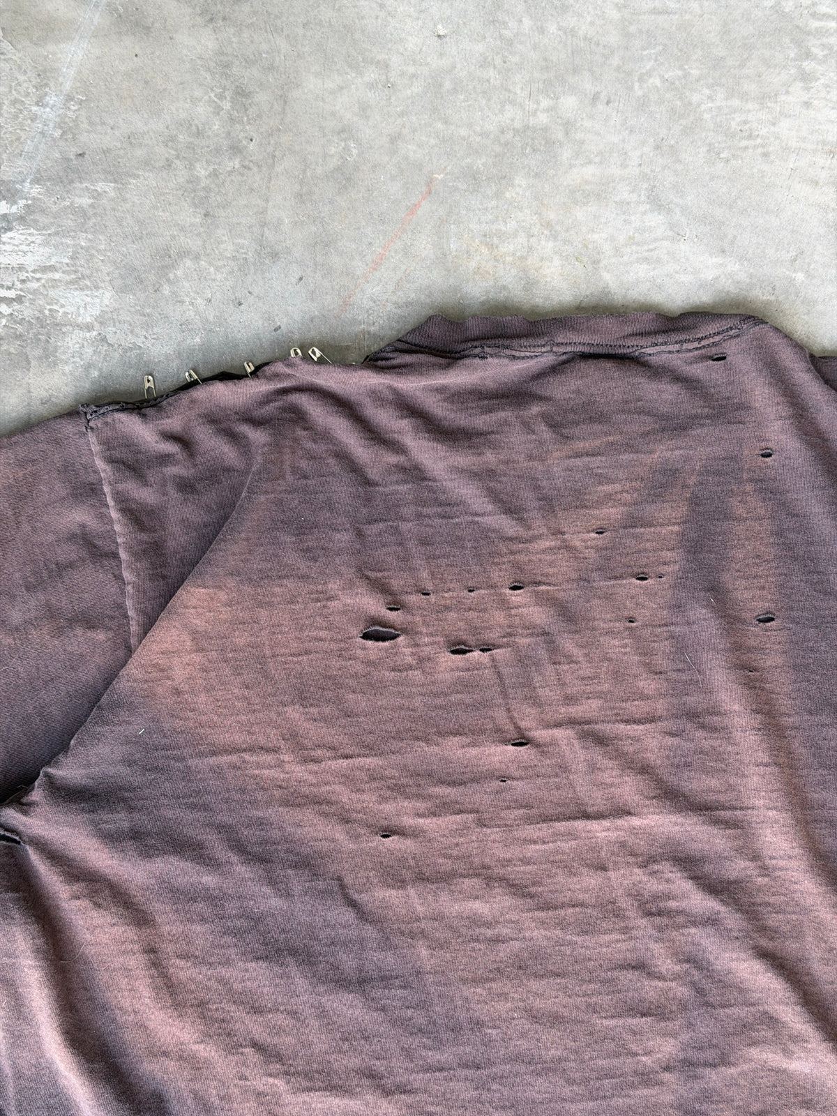 Vintage thrashed flame tee