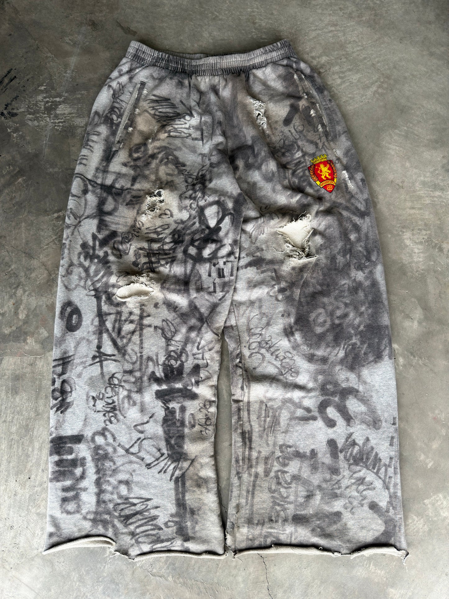 Balenciaga SS23 grey skater sweatpant