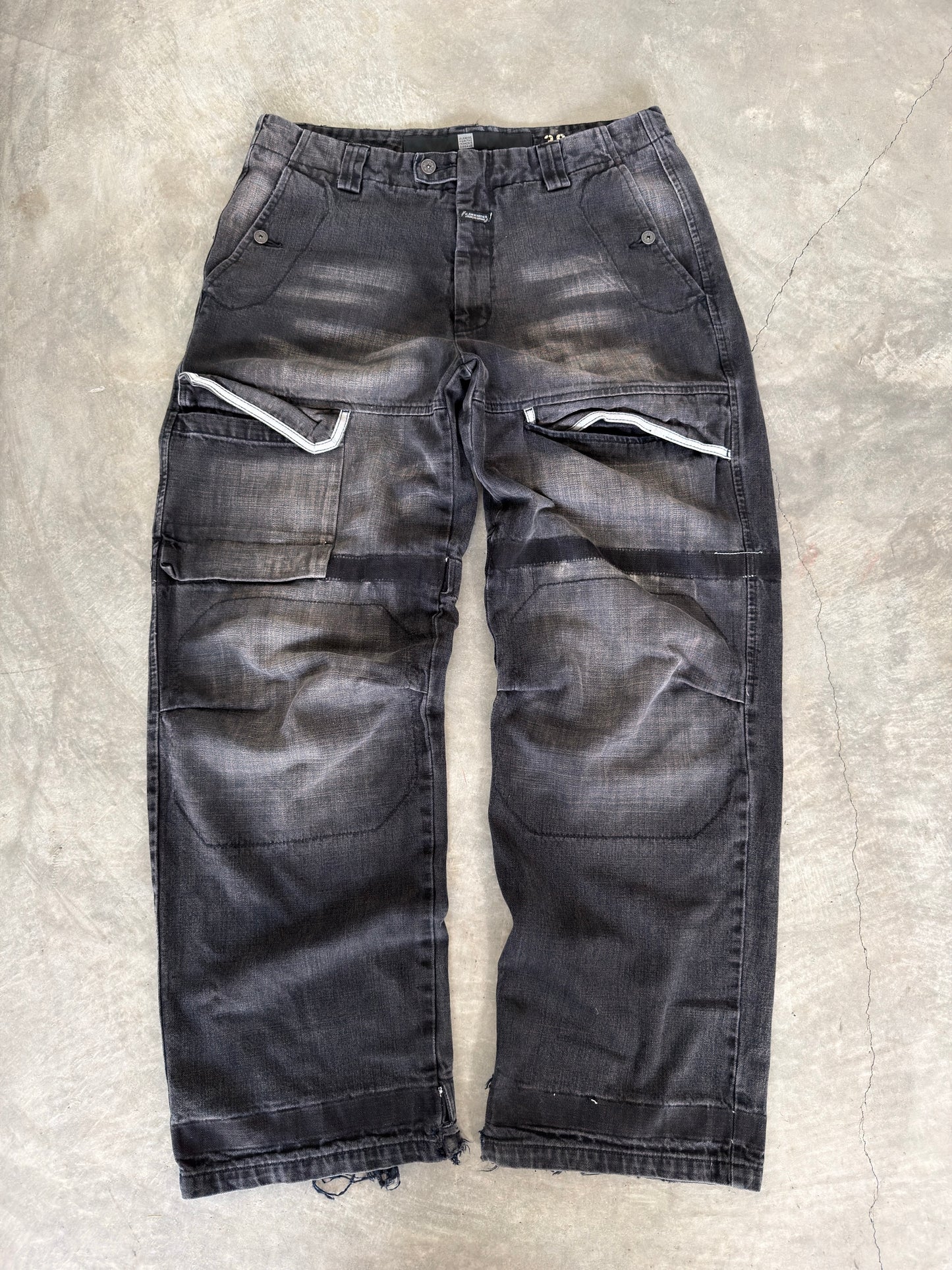 Marithe Francois Girbaud cargo denim