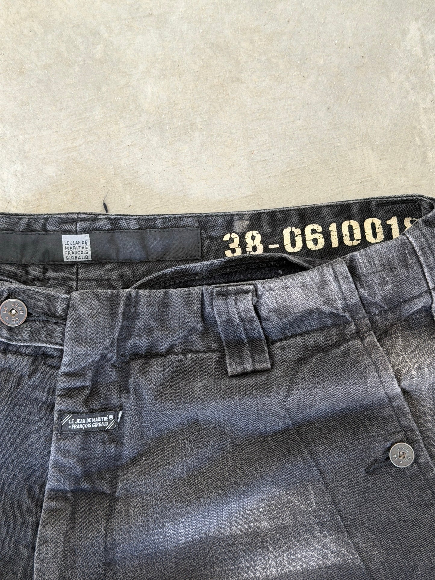 Marithe Francois Girbaud cargo denim