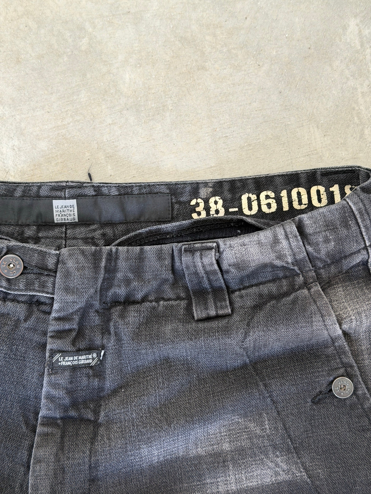 Marithe Francois Girbaud cargo denim