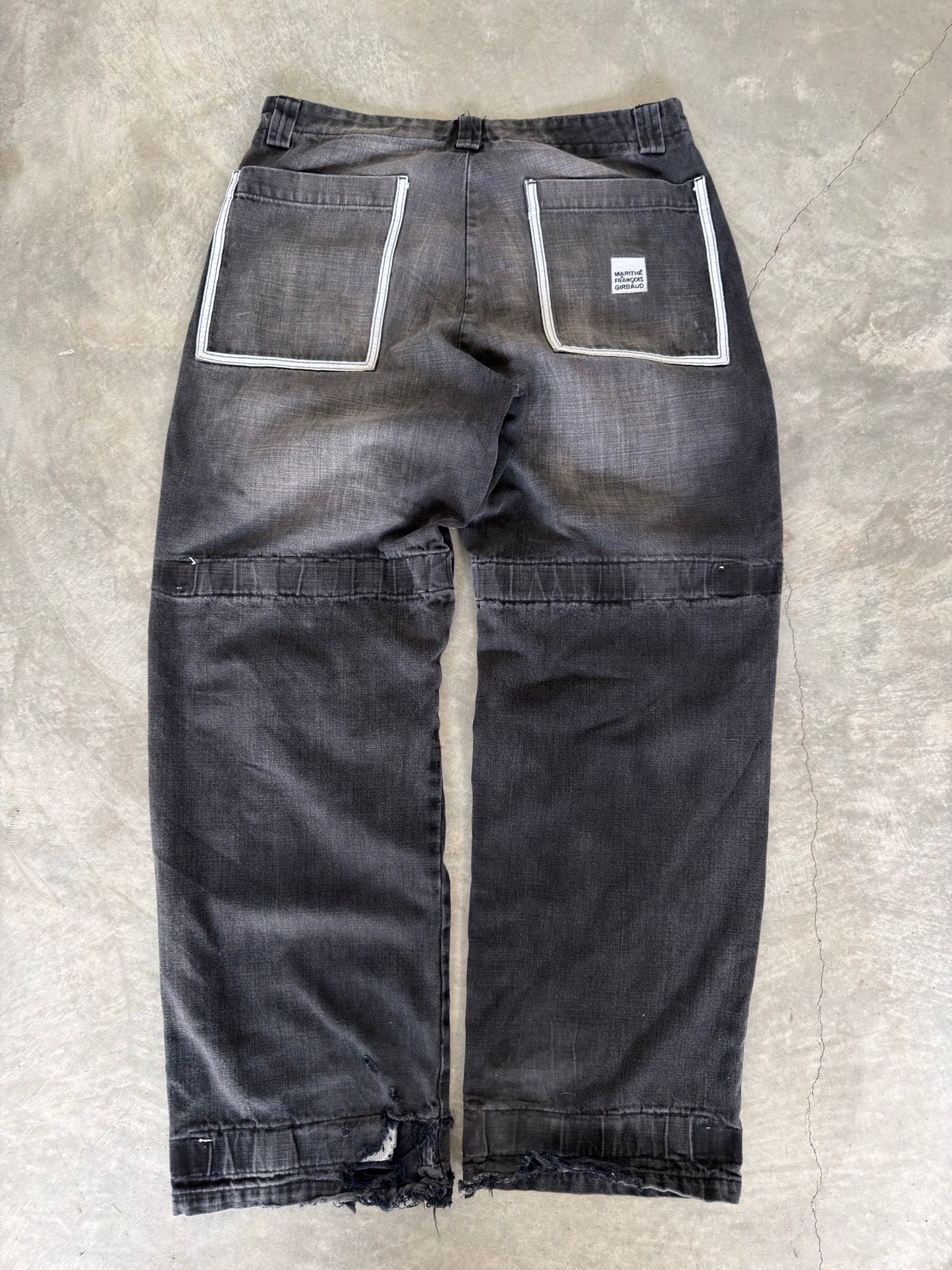 Marithe Francois Girbaud cargo denim