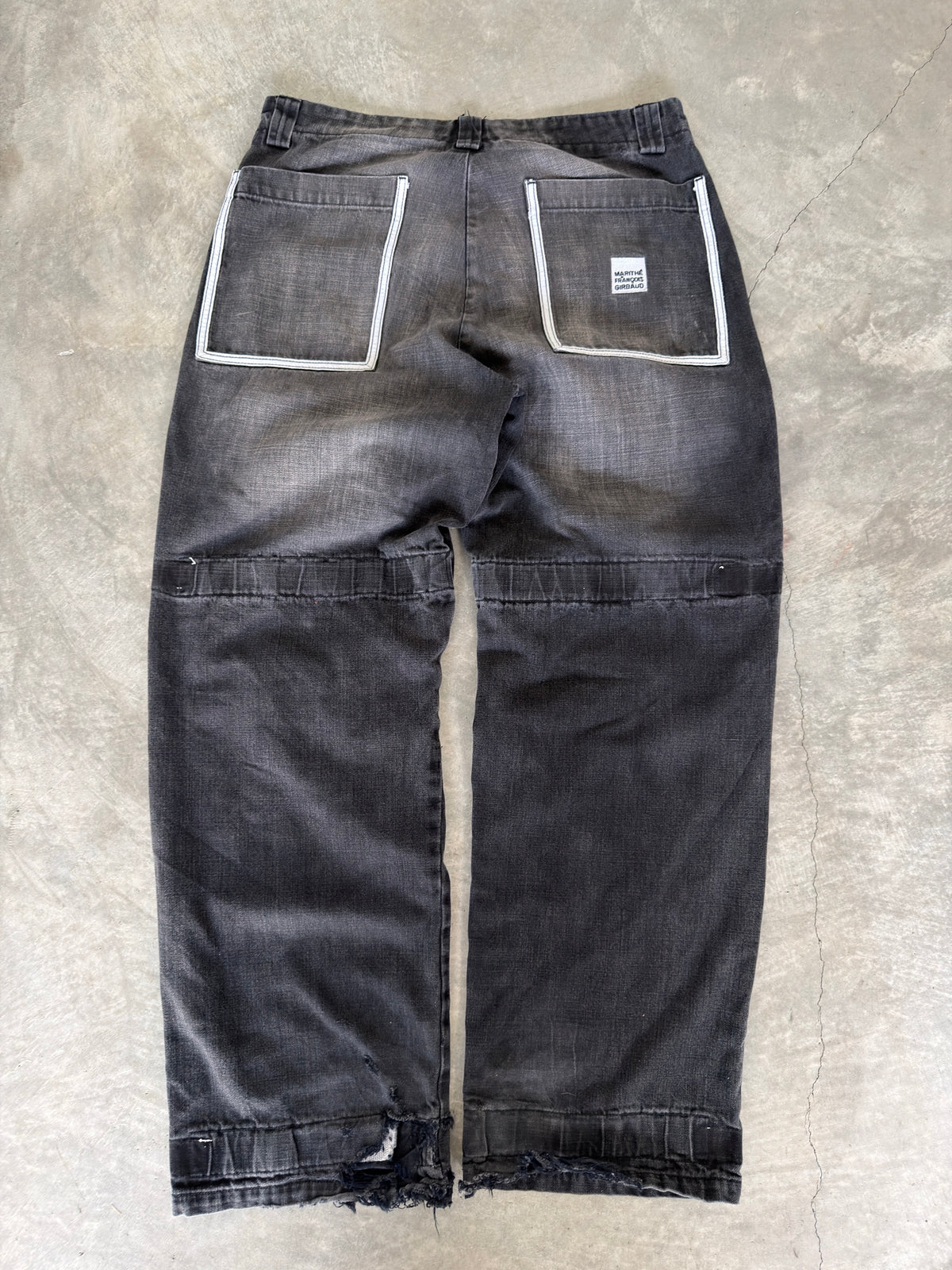 Marithe Francois Girbaud cargo denim