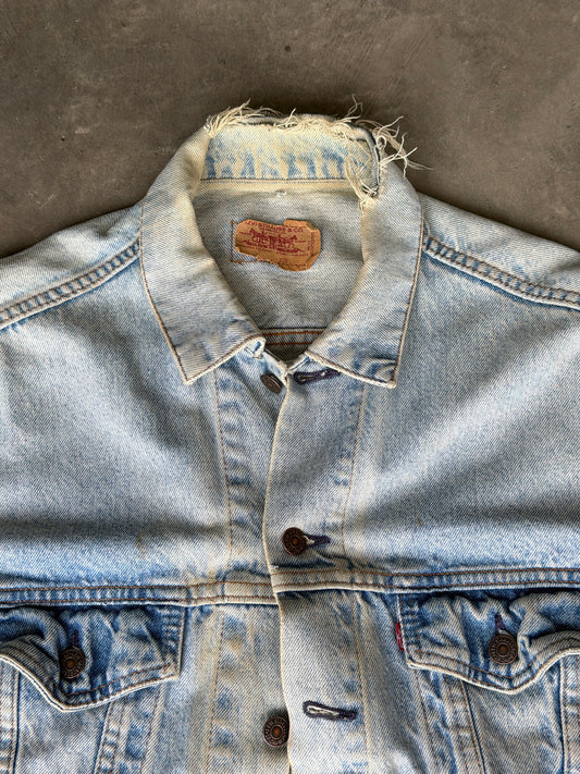 80s light wash denim jacket