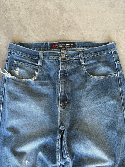Vintage baggy south pole denim